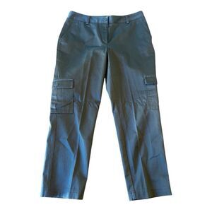 Dana Buchman cargo cropped pants sz 4 cotton spandex 25 " inseam